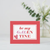 Carte Postale Soyez mon Galentine (Debout devant)