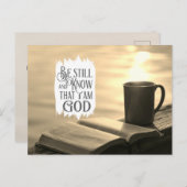Carte Postale Soyez toujours et sachez que je suis Dieu (Devant / Derrière)