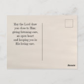 Carte Postale Soyez toujours et sachez que je suis Dieu (Dos)