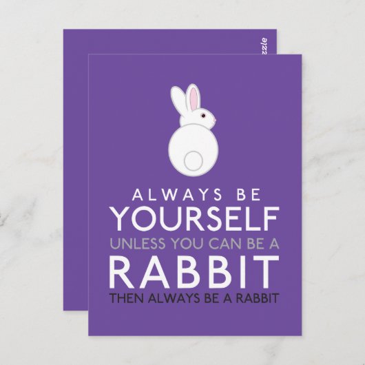 Carte Postale Soyez Toujours Vous-Même À Moins Que Vous Ne Puiss (Devant / Derrière)