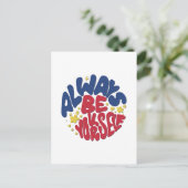 Carte Postale Soyez toujours vous-même - Slogan d'application (Debout devant)