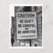 Carte Postale Soyez Tranquille, Faites Attention, Arrêtez-Vous V (Devant)