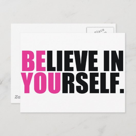 CARTE POSTALE SOYEZ VOUS (Devant / Derrière)