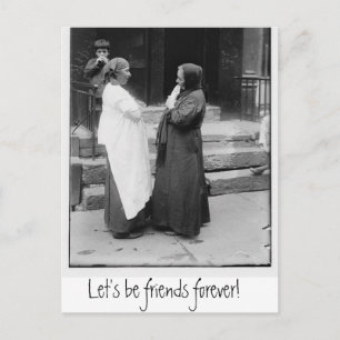 Carte postale Soyons amis pour toujours