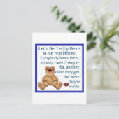 Carte Postale Soyons Nounours (Debout devant)