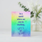 Carte Postale Soyons un peu Rainbow Postcard (Debout devant)