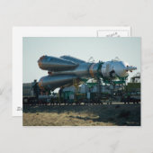 Carte Postale Soyouz au lancement (Devant / Derrière)