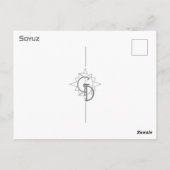 Carte postale Soyuz (Dos)