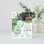 Carte Postale spa de santé affiche prospectus centre de bien-êtr (Debout devant)