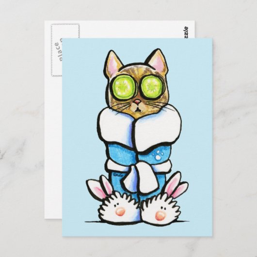 Carte Postale Spa Kitty Cat (Devant / Derrière)