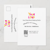 Carte Postale Spa massage salon discount offer services contact  (Devant / Derrière)