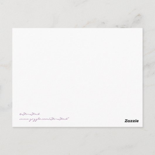 Carte postale Spa Mauve (Dos)