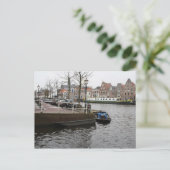 Carte Postale Spaarne, Haarlem (Debout devant)