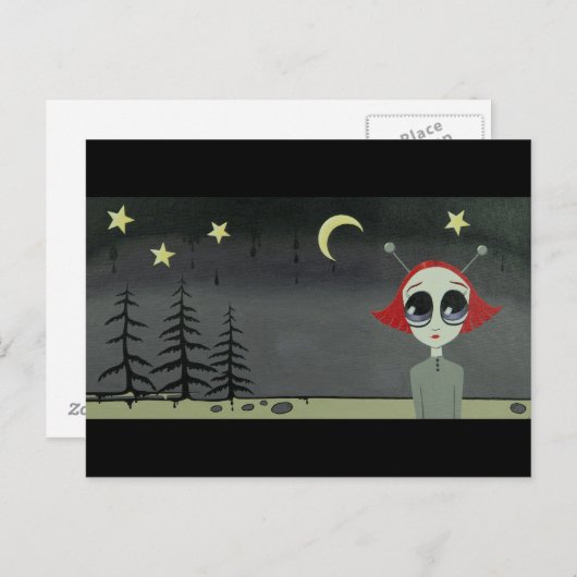 Carte Postale space (Devant / Derrière)