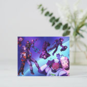 Carte Postale Space Adventure (Debout devant)