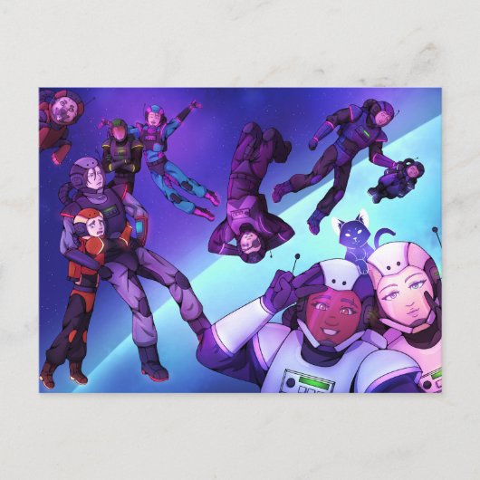 Carte Postale Space Adventure (Devant)