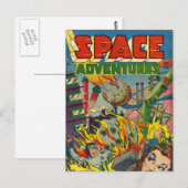 Carte Postale Space Adventurers Comic Book (Devant / Derrière)
