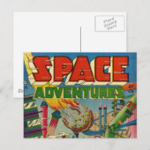 Carte Postale Space Adventurers Comic Book (Devant / Derrière)