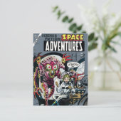 Carte Postale Space Adventures #12 Funny 50s Retro Sci-Fi Bande (Debout devant)
