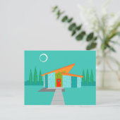 Carte Postale Space Age Cartoon House Postcard (Debout devant)