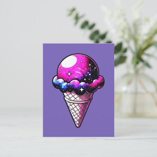 Carte Postale Space Cream Cone 205 (Debout devant)
