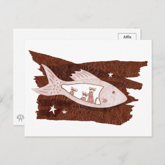 Carte postale Space Ferrets (Devant / Derrière)