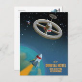 Carte Postale Space Hotel (Devant / Derrière)
