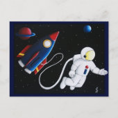 Carte Postale Space Man (Devant)