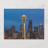 Carte Postale Space Needle et le centre de Seattle (Devant)