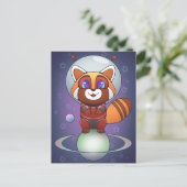 Carte Postale Space Panda Chippy ! (Debout devant)