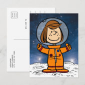 Carte Postale SPACE | Patty Astronaute à la menthe poivrée (Devant / Derrière)