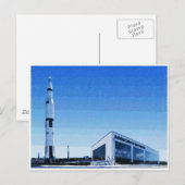 Carte Postale Space & Rocket Centre de Huntsville, Alabama (Devant / Derrière)