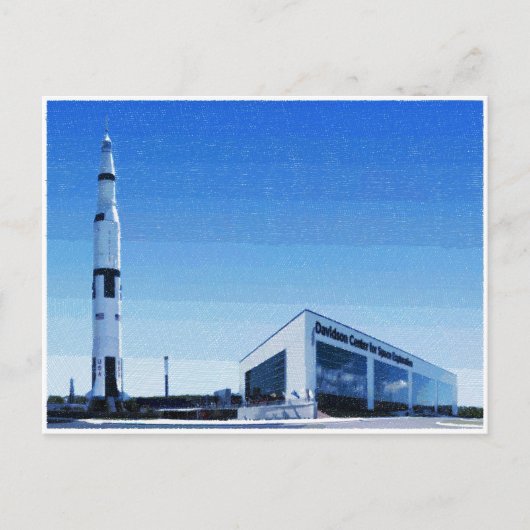 Carte Postale Space & Rocket Centre de Huntsville, Alabama (Devant)