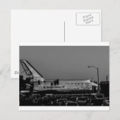 Carte Postale Space Shuttle Endeavour au Forum (Devant / Derrière)