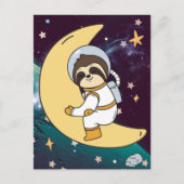 Carte postale Space Sloth (Devant)