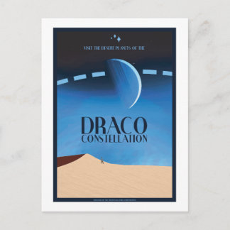 Carte Postale Space Travel - Draco Constellation