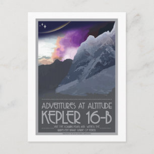 Carte postale Space Travel - Kepler 16-b