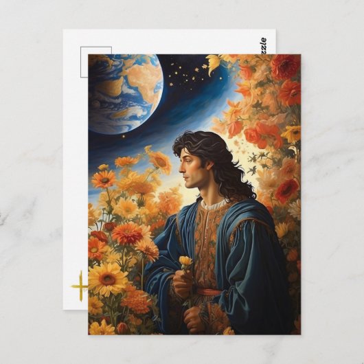 Carte Postale *~* Space Universe Heal AP50 Young Man (Devant / Derrière)