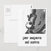 Carte Postale spacegirl (Devant / Derrière)