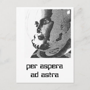 Carte Postale spacegirl