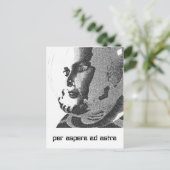 Carte Postale spacegirl (Debout devant)