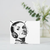 Carte Postale Spacegirl (Debout devant)