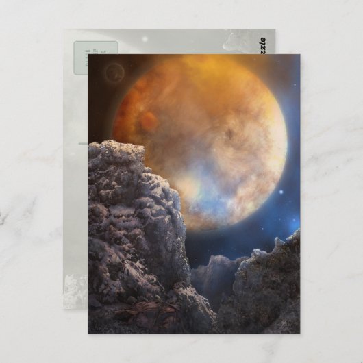 Carte Postale Spacerock IV : Lonely Planet (Devant / Derrière)