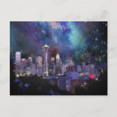 Carte Postale Spacey Seattle (Devant)