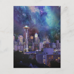 Carte Postale Spacey Seattle