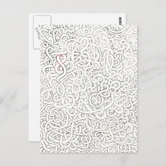 Carte Postale Spaghetti (Devant / Derrière)