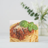 Carte Postale Spaghetti bolognais (Debout devant)