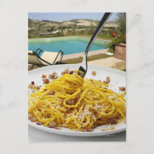 Carte Postale Spaghetti Carbonara