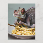 Carte postale Spaghetti de Chameleon (Devant)