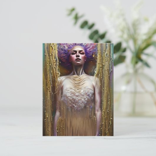 Carte postale spaghetti habillée (Debout devant)